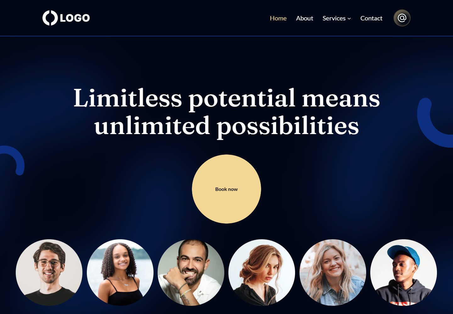 Conference homepage design