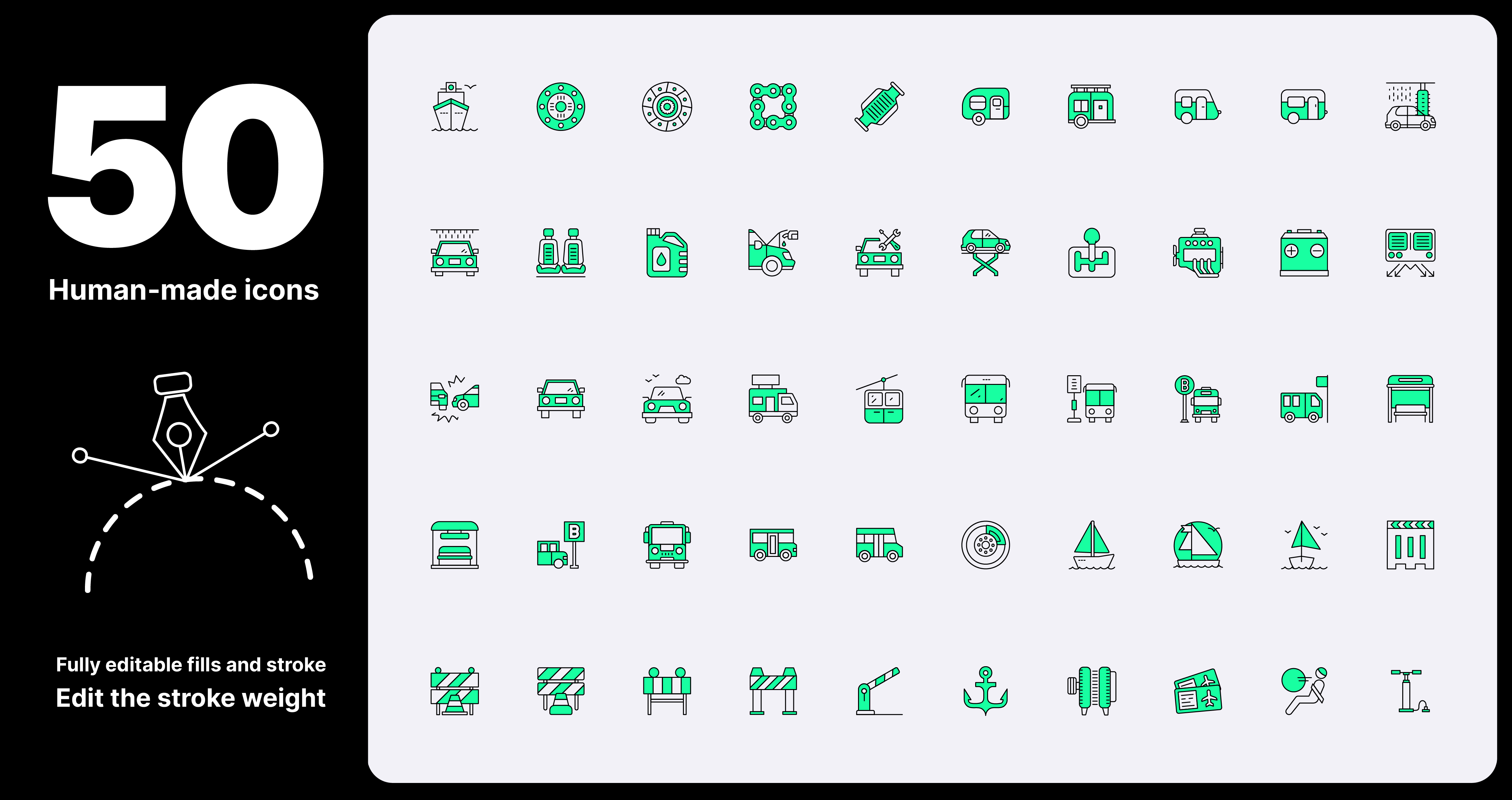 Transport icons