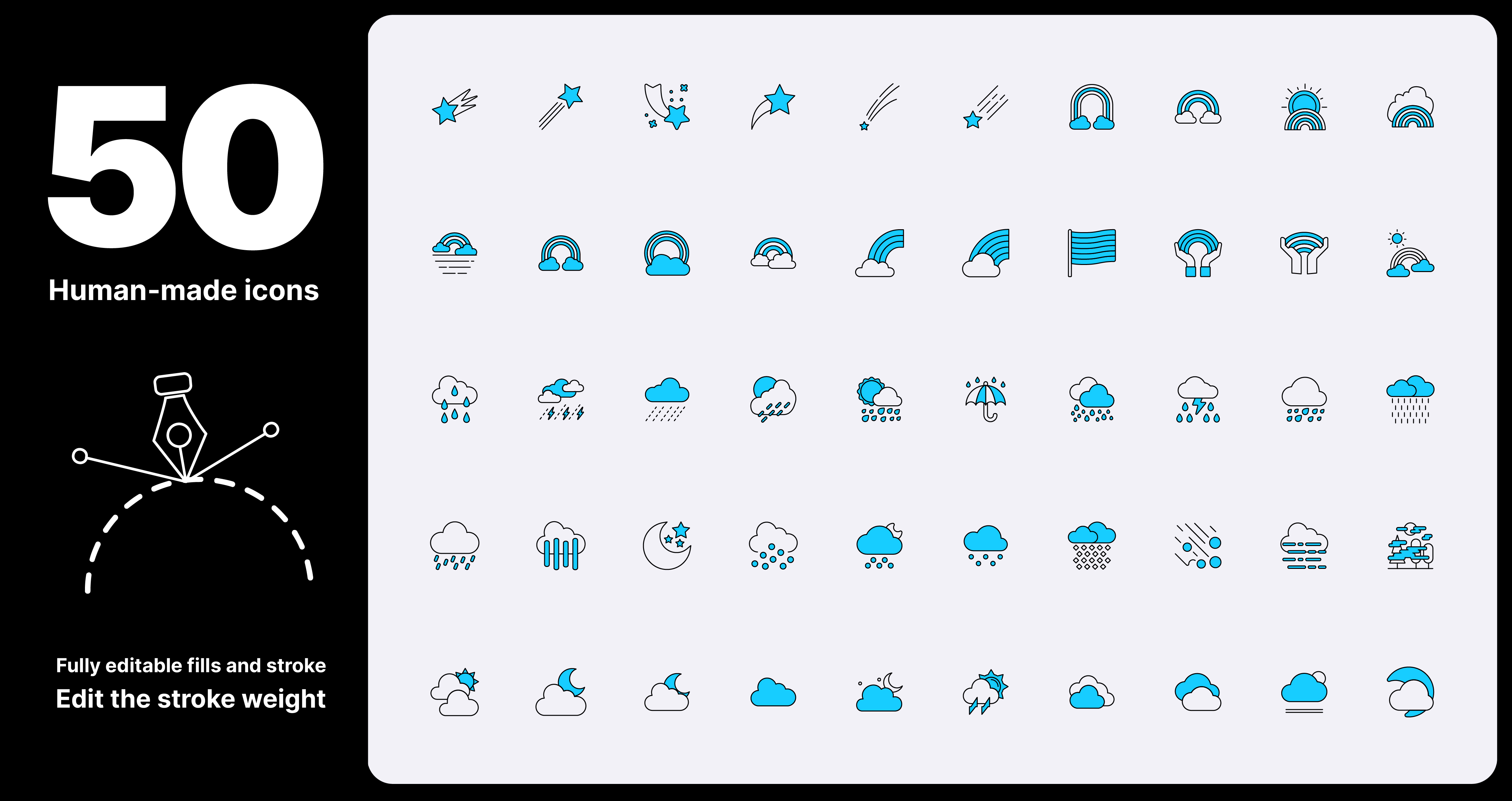 Weather icons