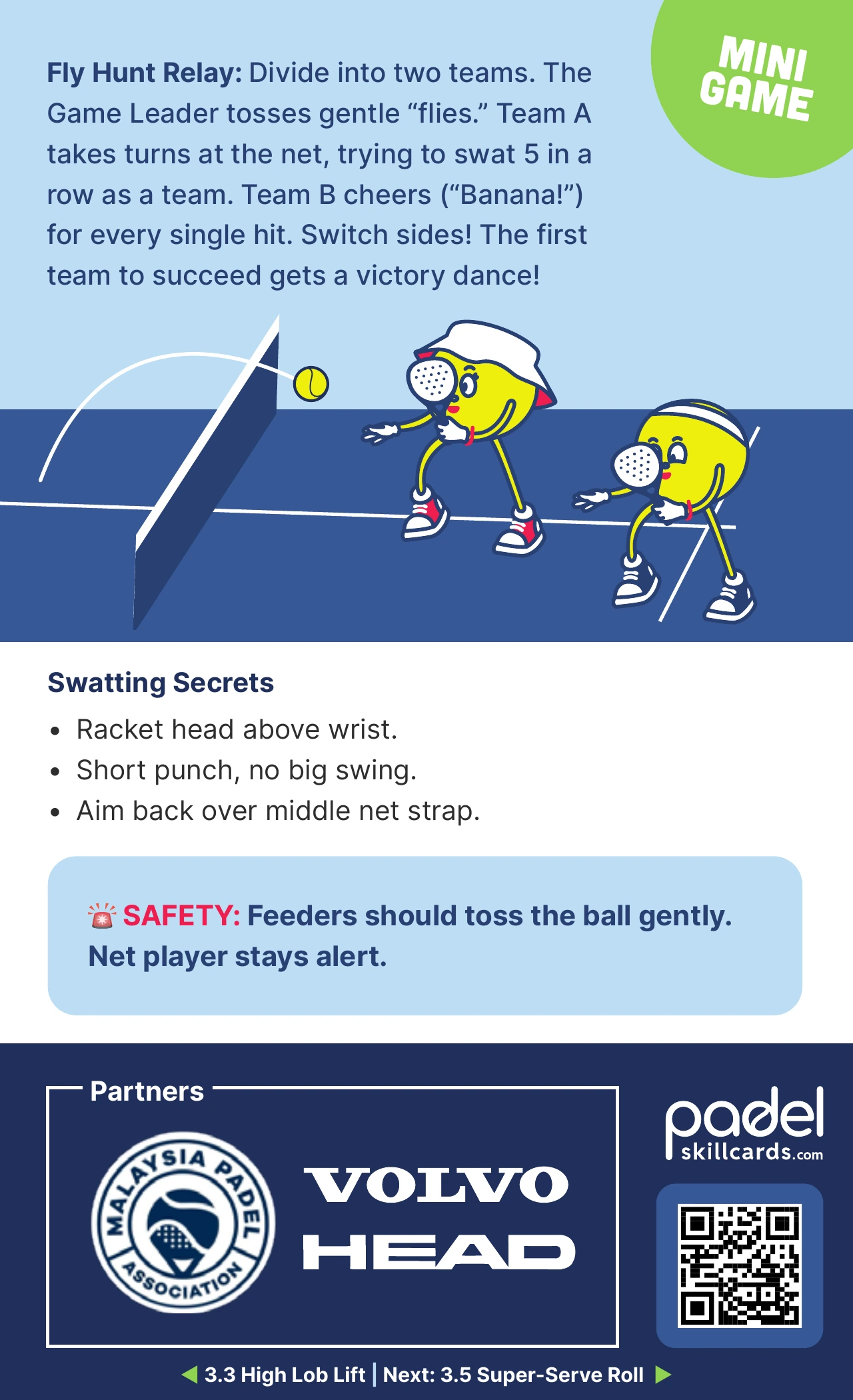3.4 Fly-Swatter Volley — back